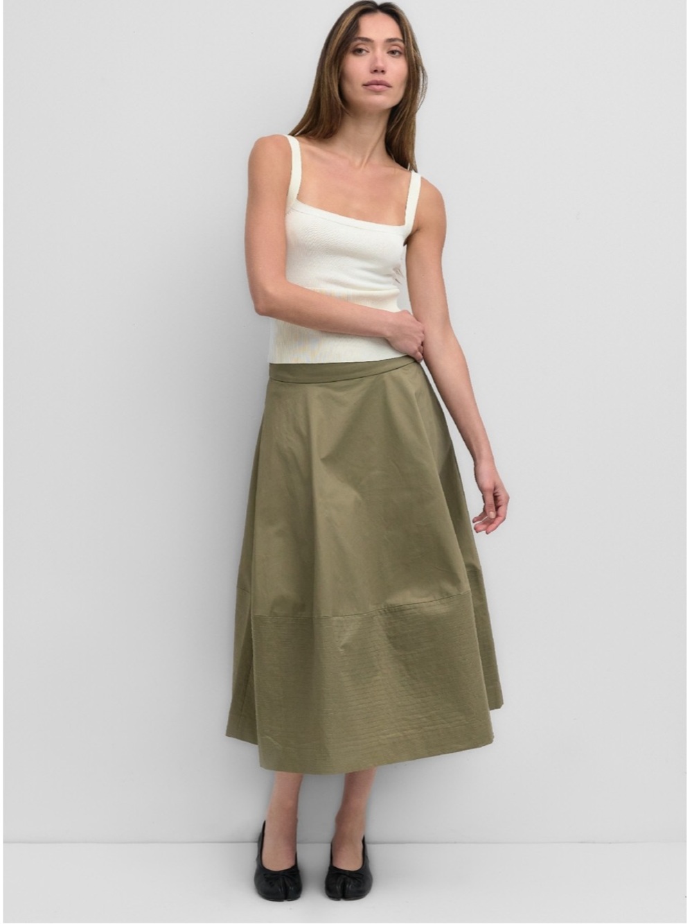 Mod Ref The Jess Skirt in Olive